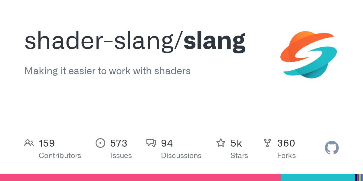 NarekHakobyan's tweet card. Making it easier to work with shaders. Contribute to shader-slang/slang development by creating an account on GitHub.
