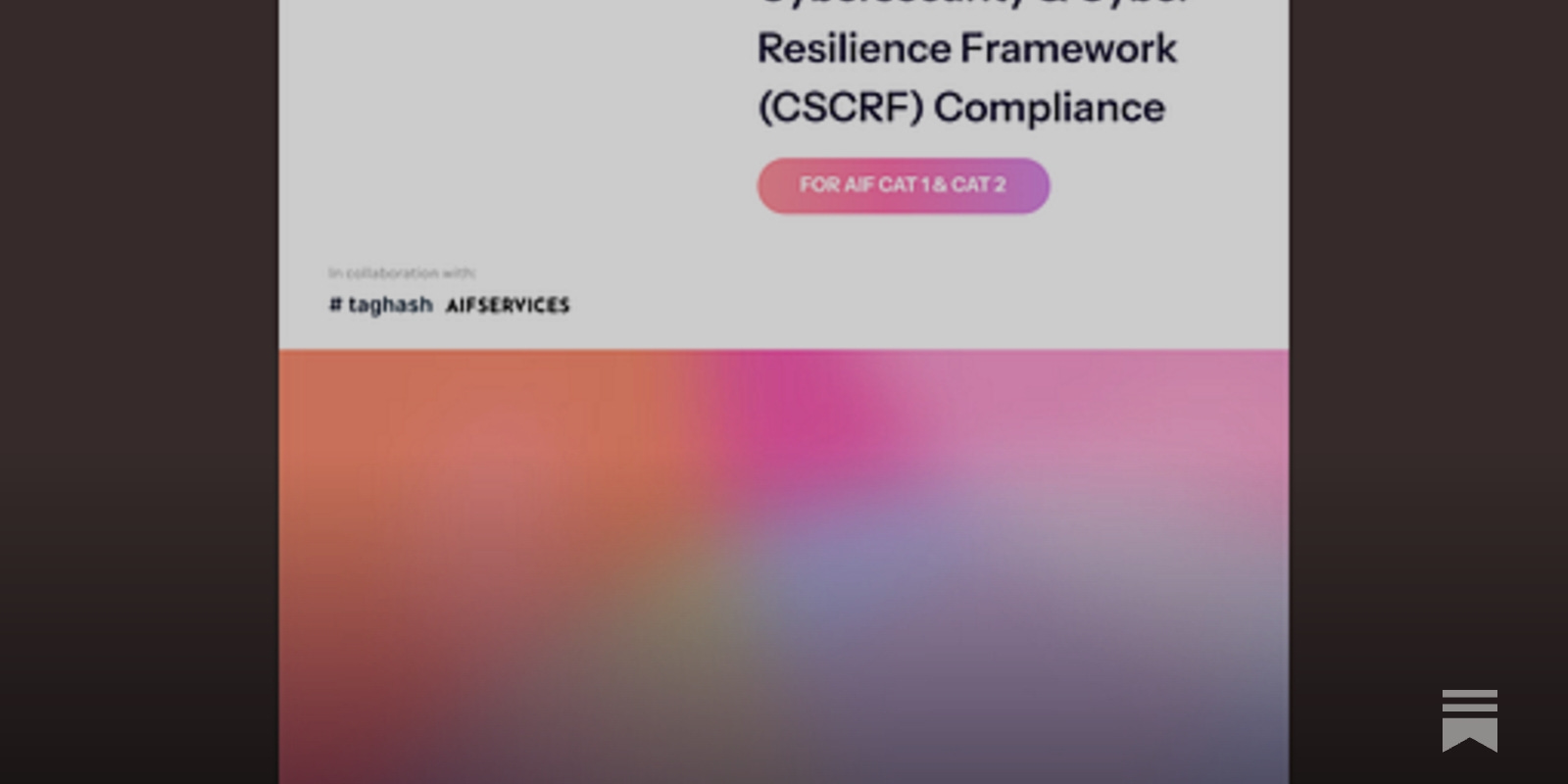 koolhead17's tweet card. BONUS: A Practical Guide to SEBI’s CSCRF Compliance