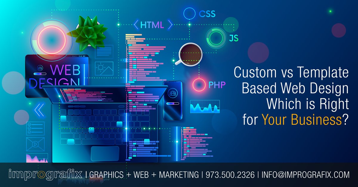 imprografix's tweet card. Discover whether custom or template-based web design is the best fit for your business needs, budget, and goals in our detailed comparison.