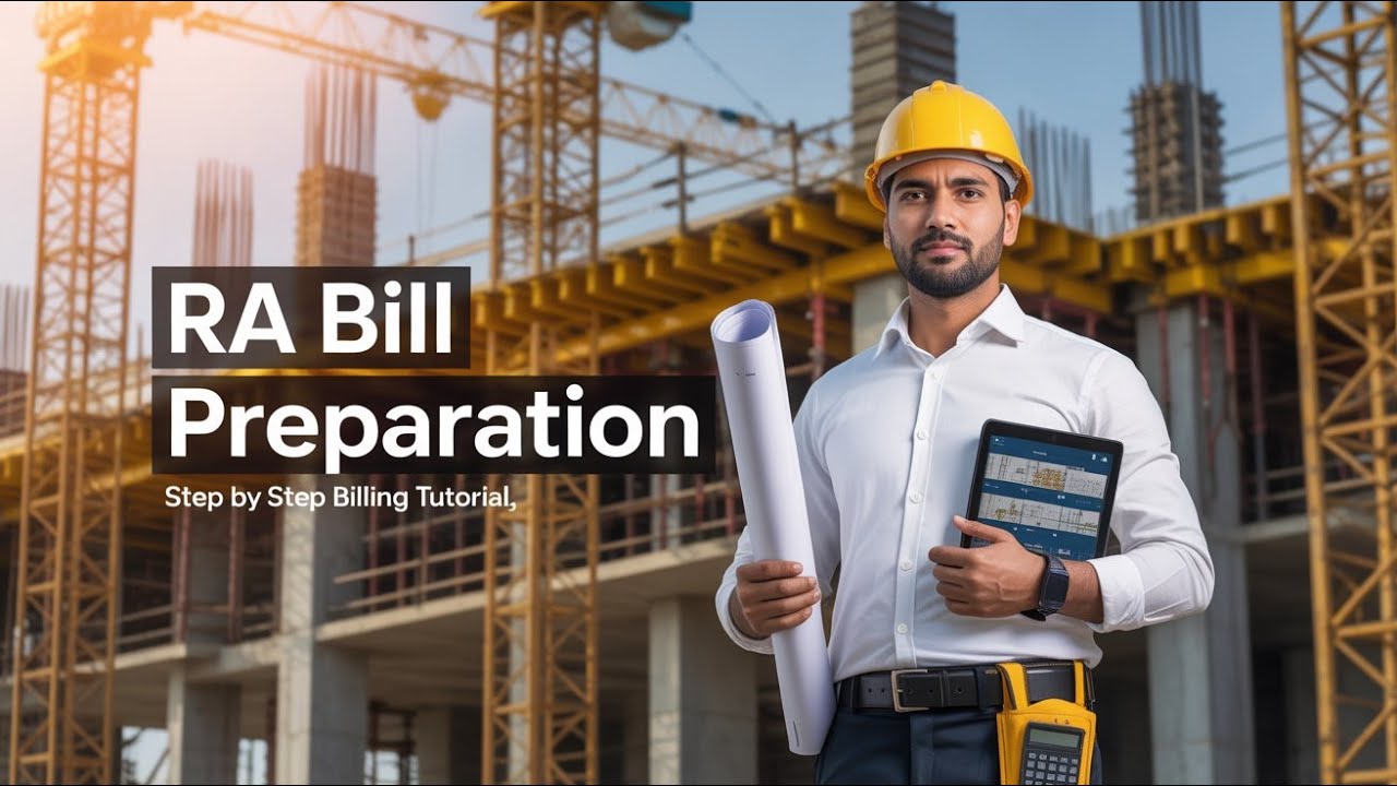 CIVILTutorials's tweet card. RA Bill in Civil Engineering | Measurement Book, Abstract Sheet, GST,...