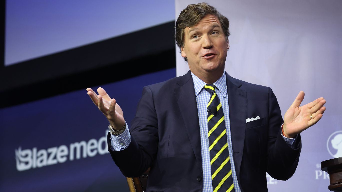 7SEES_'s tweet card. Carlson's new venture will center around video, including on his own website and app.