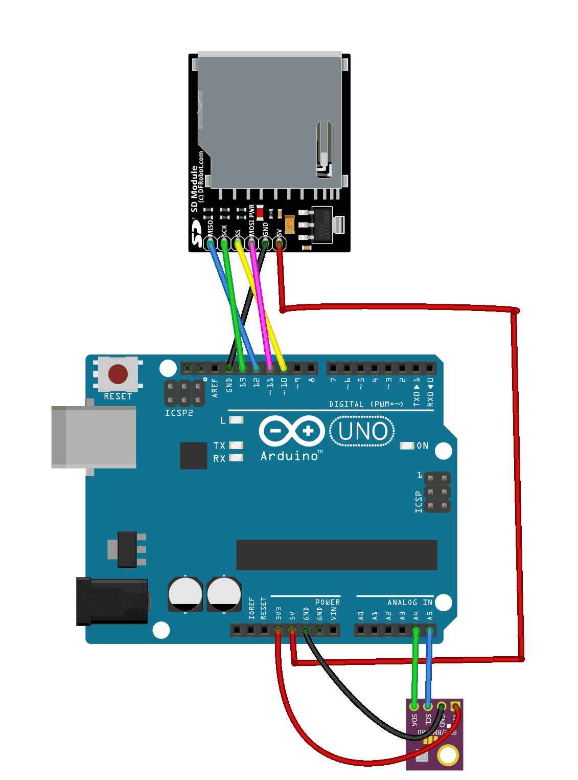 circuitbasics's tweet card. Learn how to setup an SD card reader on the Arduino, and how to save sensor data to a CSV file on an SD card.