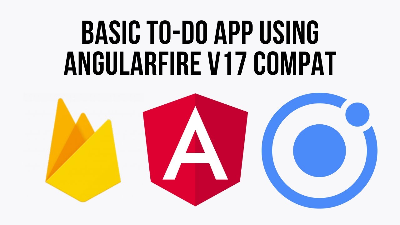 aaronksaunders's tweet card. Basic To-Do App using AngularFire v17 Compat