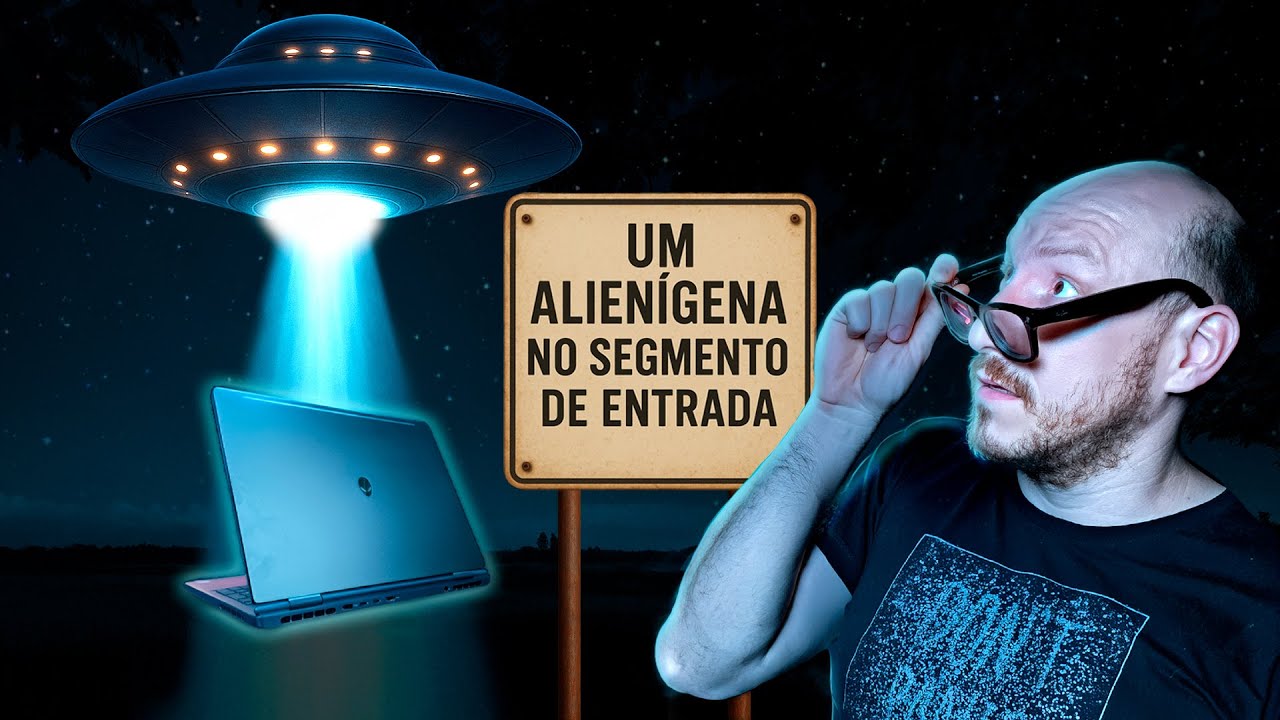 mathias_simon's tweet card. ALIENWARE 16 AURORA: o Alienware MAIS BARATO é BOM?