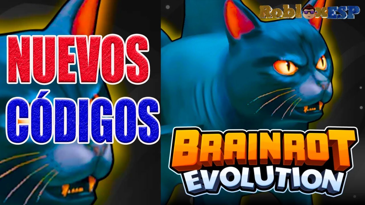 SoyRobloxESP's tweet card. NUEVO 🎃 CÓDIGOS DE EVOLUCIÓN DE BRAINROT En Roblox 🍌 BRAINROT...