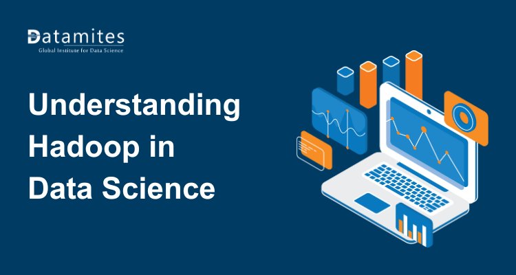 DataMites's tweet card. Hadoop is a powerful framework in data science that handles big data storage and processing, enabling industries to analyze vast datasets and drive smarter, real-world decision-making.