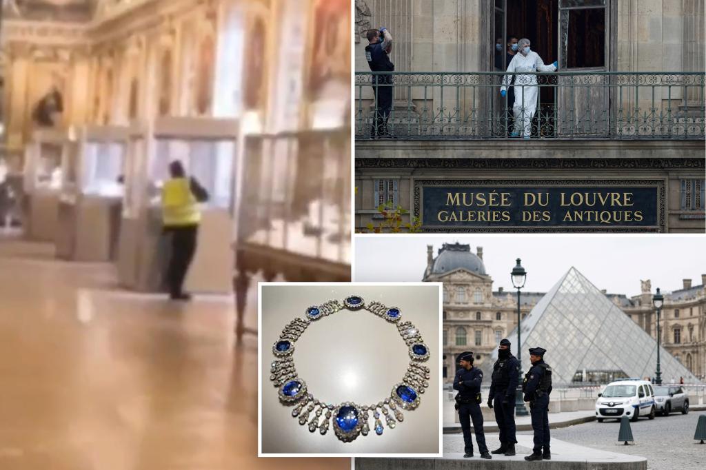 JavaJen33's tweet card. "The theft committed at the Louvre is an attack on a heritage that we cherish because it is our History."