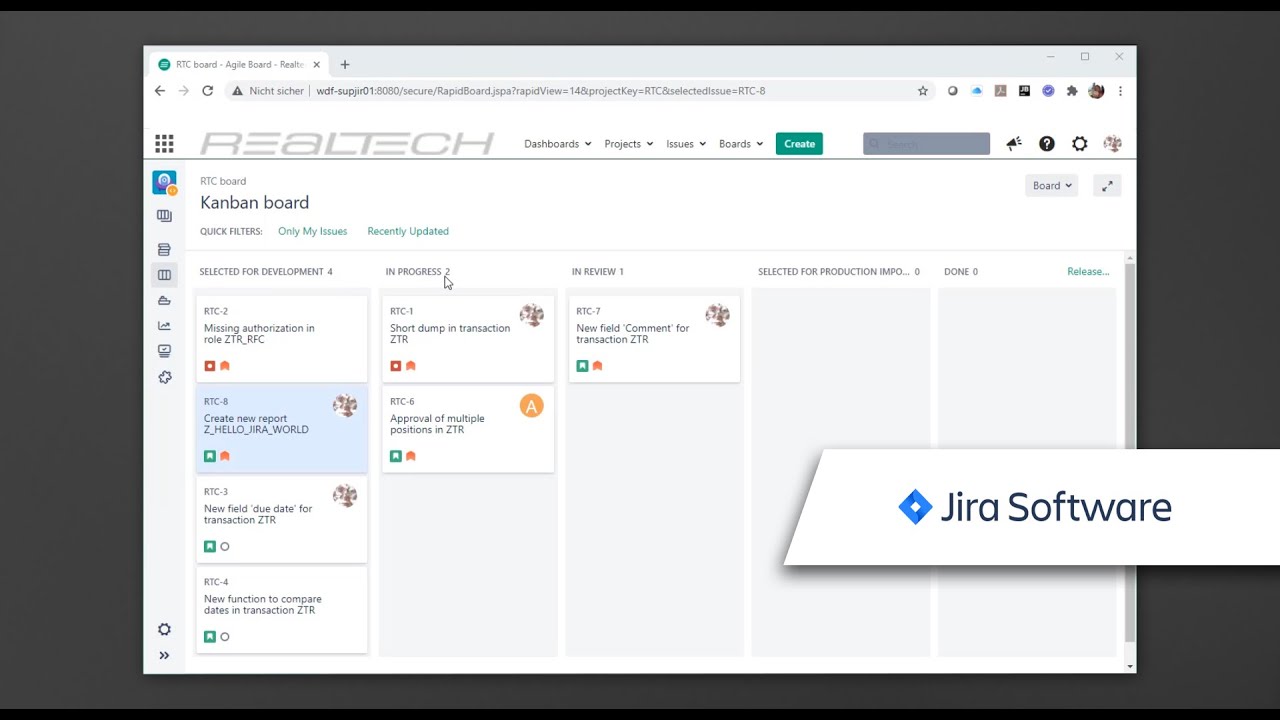 DevOps4SAP's tweet card. DEMO | SAP Transport Integration for Jira | REALTECH