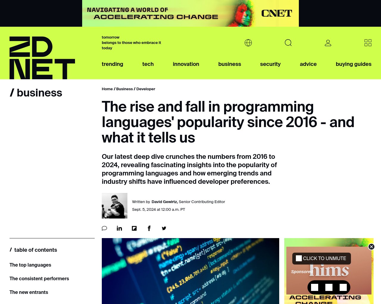 managetech_inc's tweet card. PythonはAIやデータサイエンティスト、Web開発においてトップの言語に。 JavaScriptは動的We