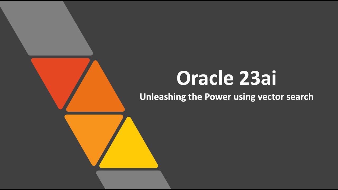 AdityanathDewo1's tweet card. Oracle 23ai - Unleashing the Power using vector search