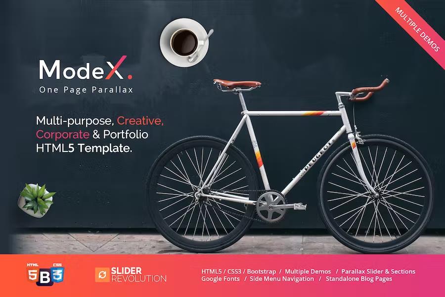 plugloopcom's tweet card. Download MODEX - ONE PAGE PARALLAX LATEST VERSION View Demo