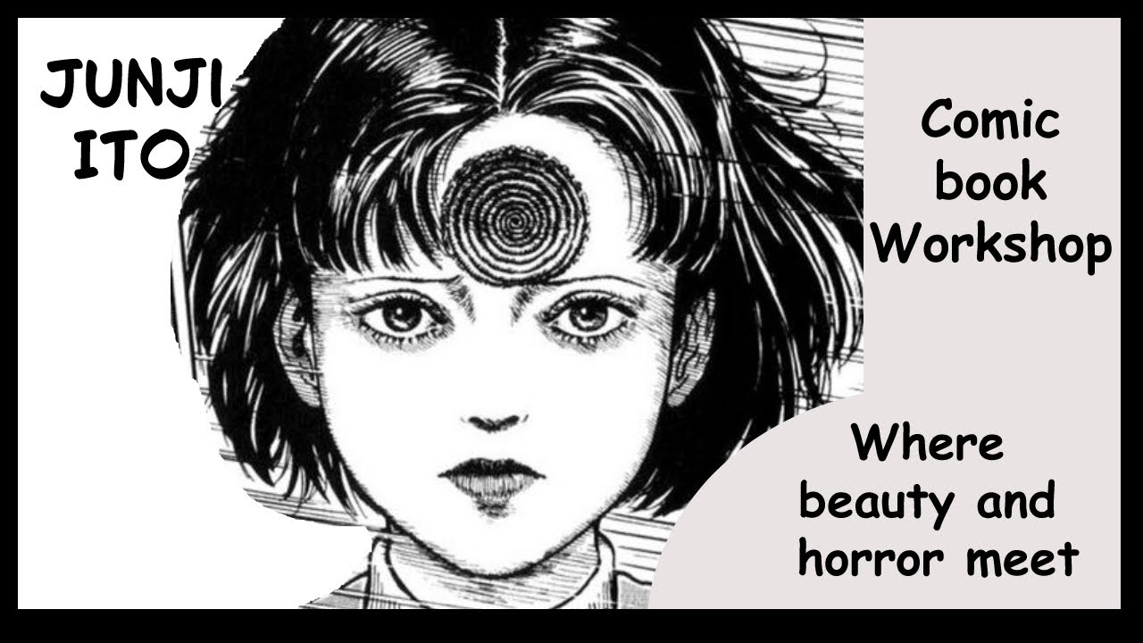 Wesleyedwardsa1's tweet card. Comicbook workshop: Junji Ito