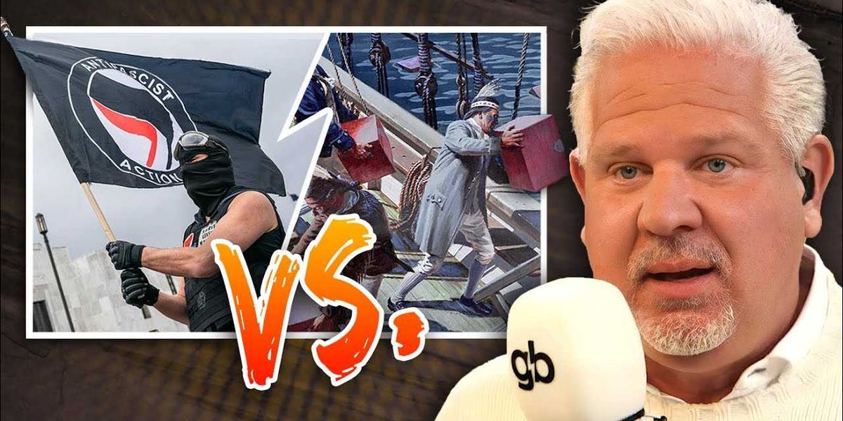 unix2mars's tweet card. Glenn Beck exposes the stark differences between the Boston Tea Party patriots and Antifa ahead of protests. While the patriots sought liberty with restraint, Antifa seeks destruction. Which path...