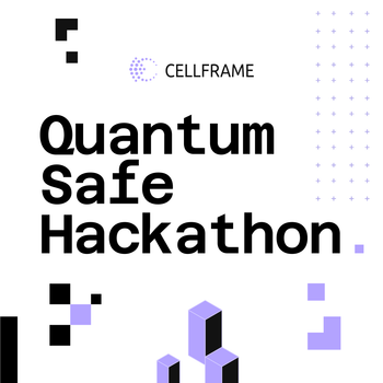 DefiCompass's tweet card. Quantum-Safe Hackathon - Building the Post-Quantum solutions on Cellframe é um evento hackathon promovido por Demlabs