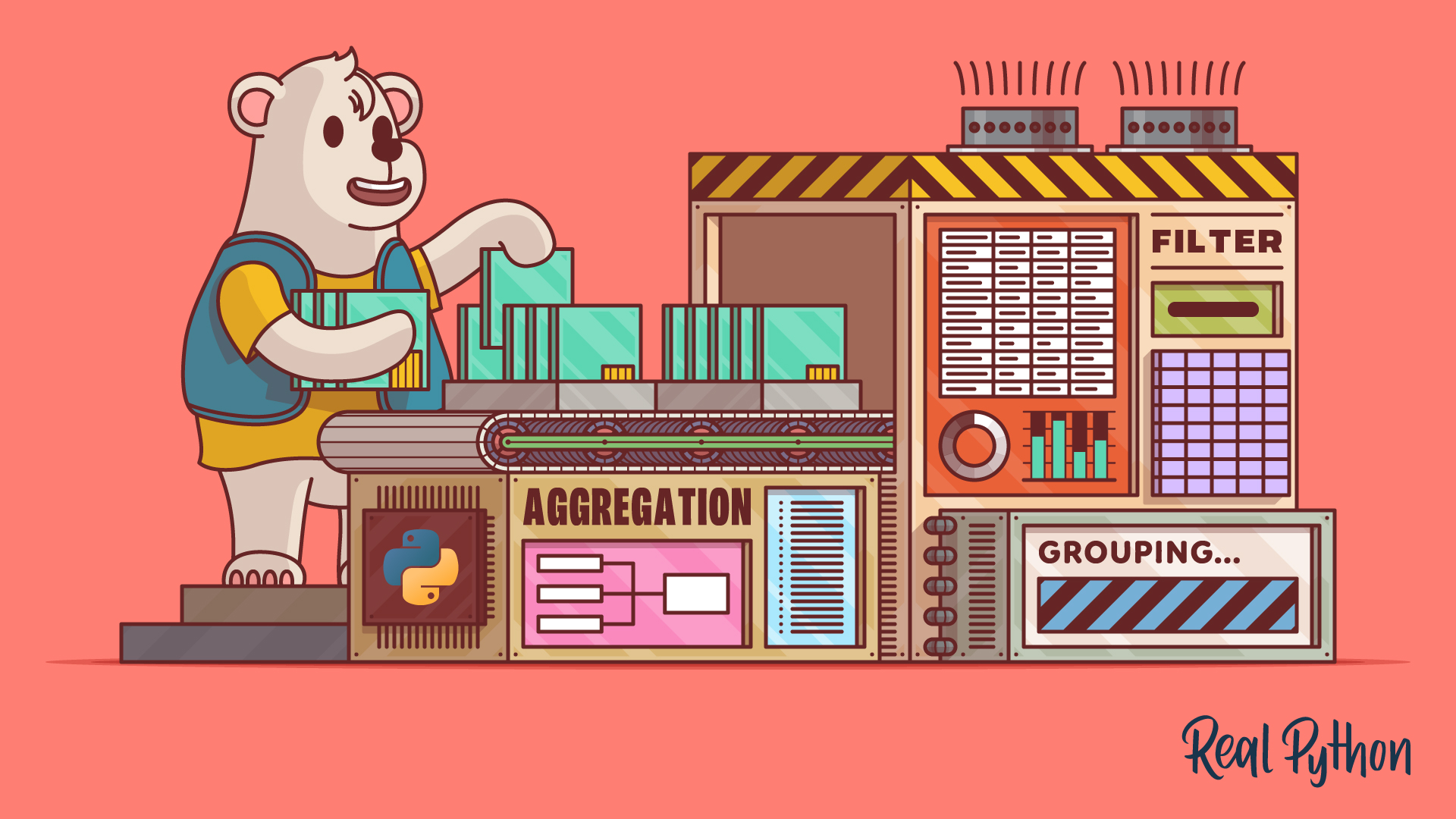 realpython's tweet card. Start using Polars .group_by() to make sense of your data. This tutorial shows you how to group, aggregate, and reveal hidden insights with hands-on examples.