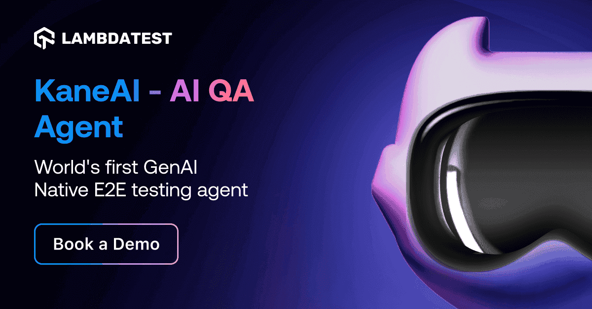 asad0801's tweet card. KaneAI is a GenAI-Native testing agent for high speed Quality Engineering teams. Allowing them to plan, author, and evolve tests using natural language. Try now!
