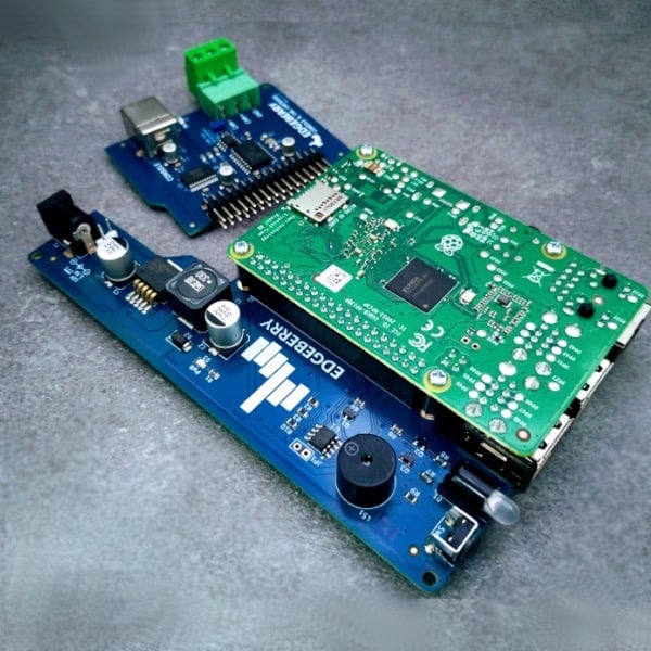 Raspberry_Pi's tweet card. Edgeberry is a modular expansion system that turns your Raspberry Pi into a robust, adaptable IoT edge device.