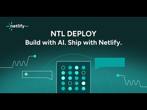 Netlify's tweet card. NTL DEPLOY
