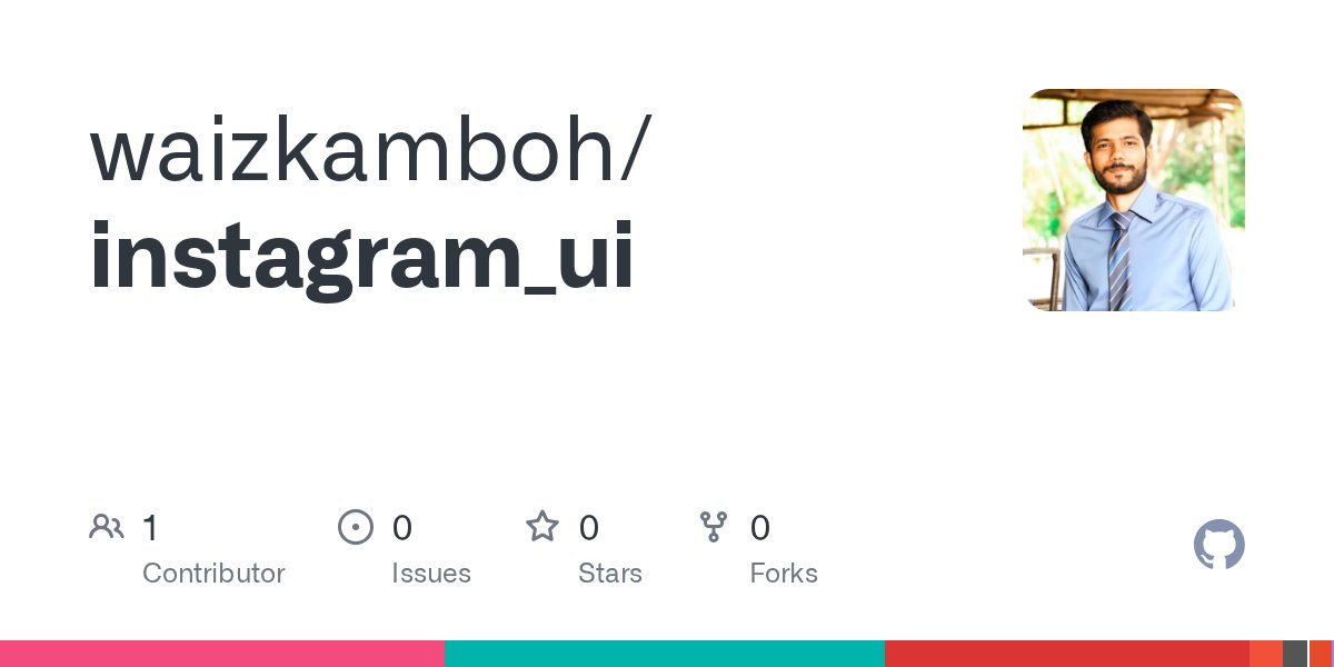 MuzammilUNizami's tweet card. Contribute to waizkamboh/instagram_ui development by creating an account on GitHub.