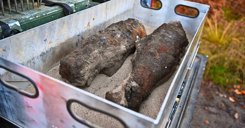 Twee bommen uit Tweede Wereldoorlog gevonden in Valkenswaard