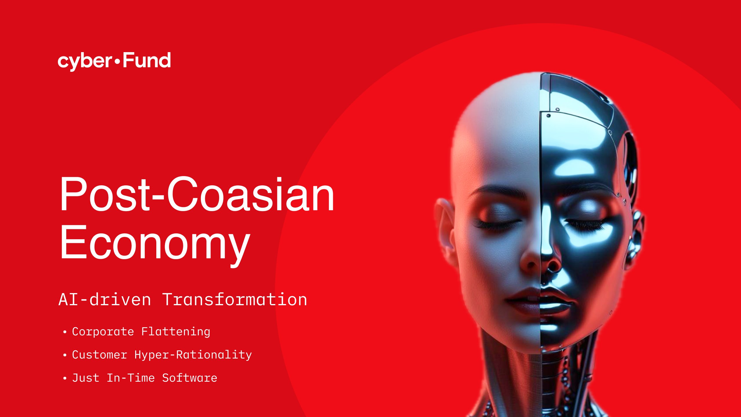 sgershuni's tweet card. cyber•Fund | Post-Coasian Economy