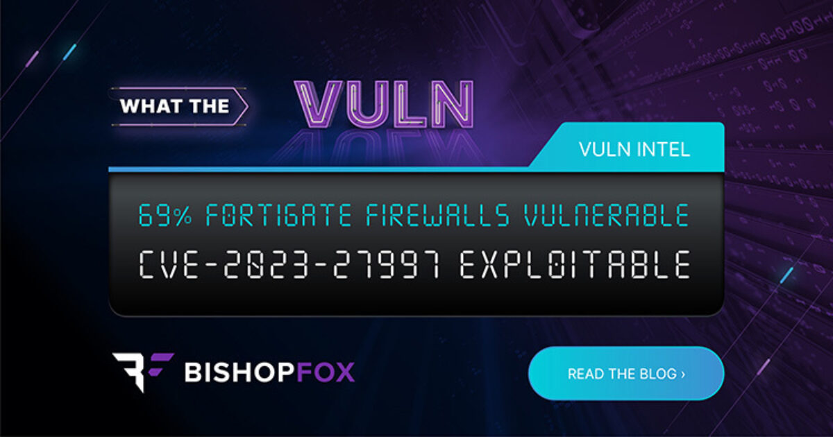 bishopfox's tweet card. Learn more about analysis on CVE-2023-27997, a heap overflow in FortiOS, the operating system behind FortiGate firewalls, enabling remote code execution.