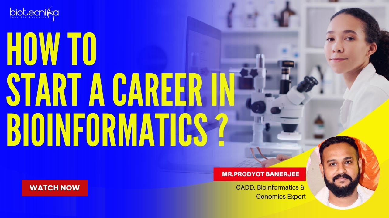 biotecnika's tweet card. How To Start A Career In Bioinformatics? Step By Step Guide!