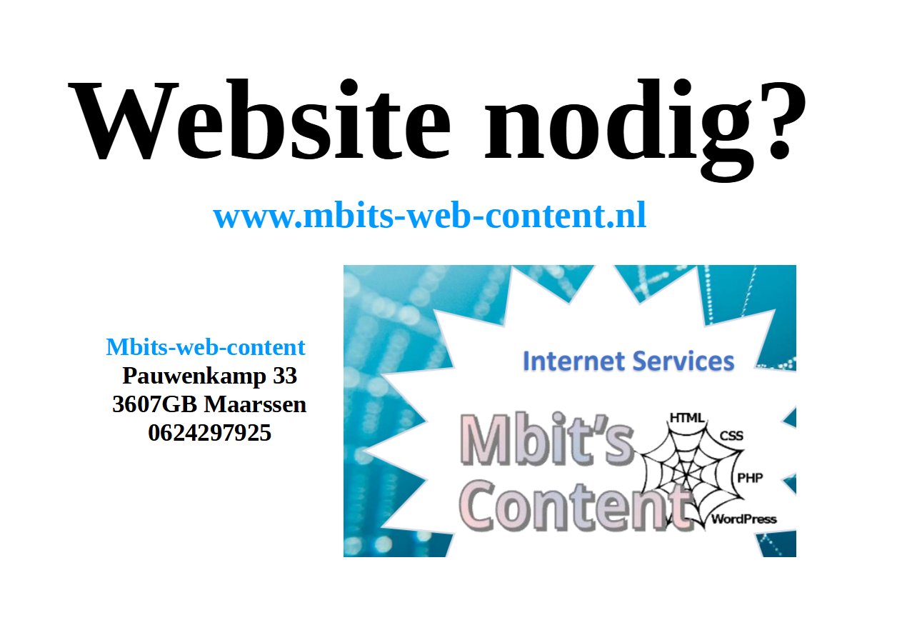 Mbitswebcontent's tweet card. De Website maker en Bouwer van Utrecht? Wij bieden Onderhoud & Backup service aan. Oplossen en Herstellen van WordPress Website problemen!