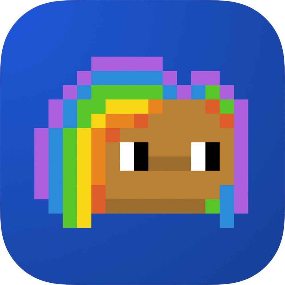 ArtVariability's tweet card. Imagine the wind in your Rainbow hair, driving down the 101, feeling Chonky.