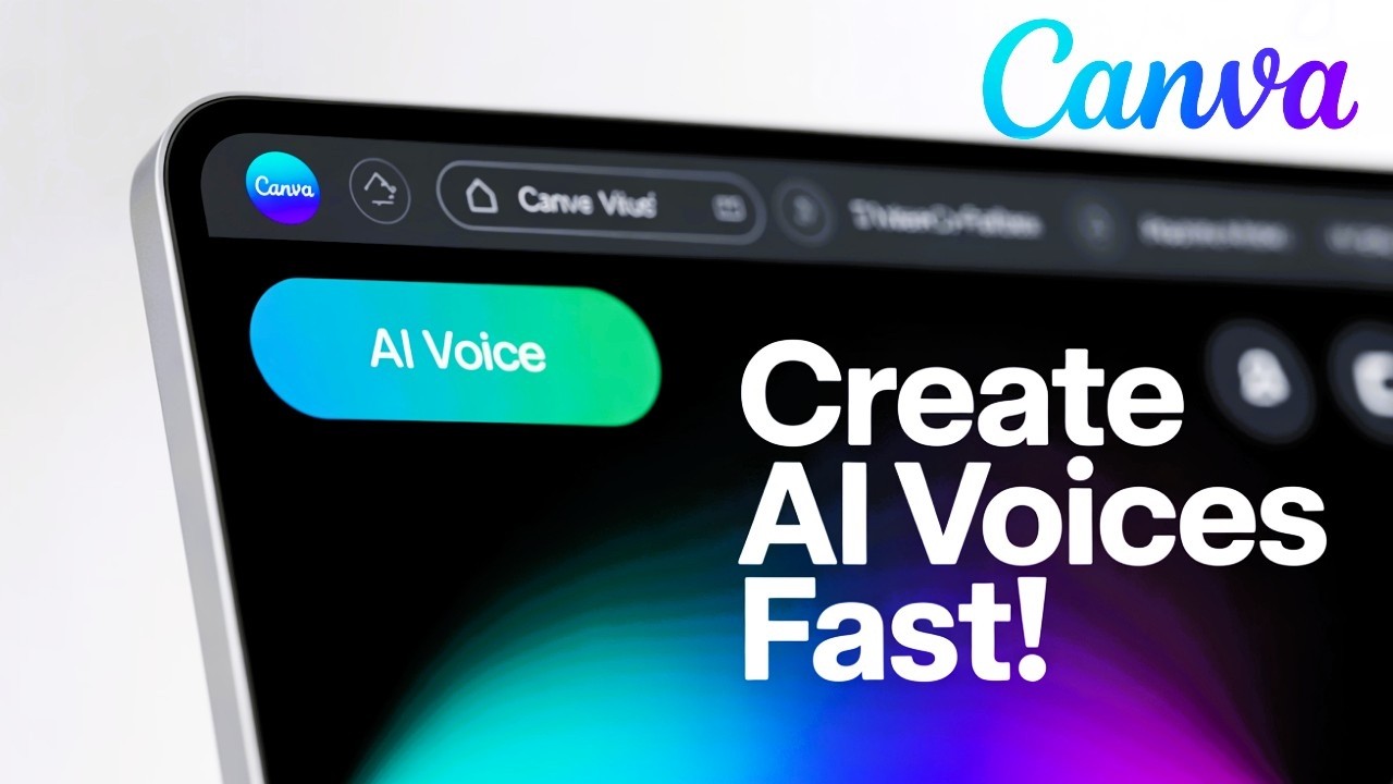 BizCrownMedia's tweet card. How to Make AI Voiceovers in Canva in Minutes!