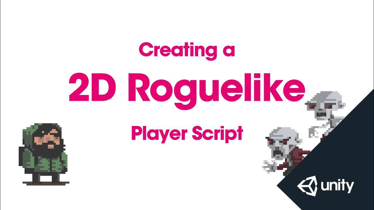 LearnUnity's tweet card. How to make 2D Roguelike [Part 9]: Unity Player Script in Unity 2D