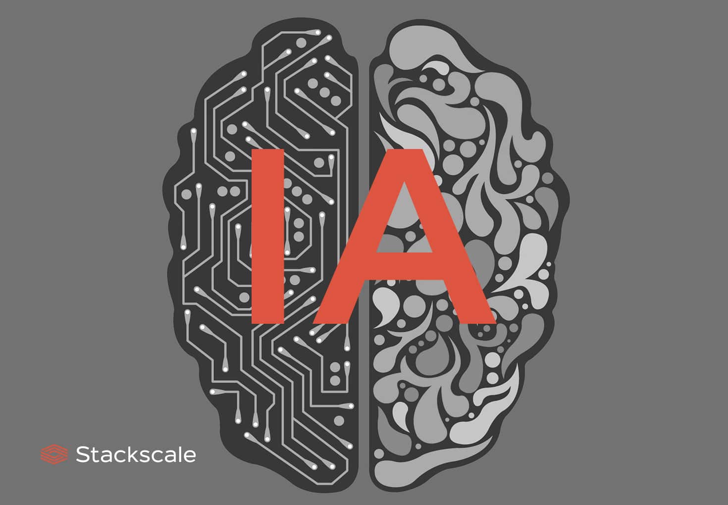 StackScale_ES's tweet card. La Inteligencia Artificial (IA) se centra en la creación de máquinas y ordenadores capaces de pensar, aprender y actuar como lo haría un humano.