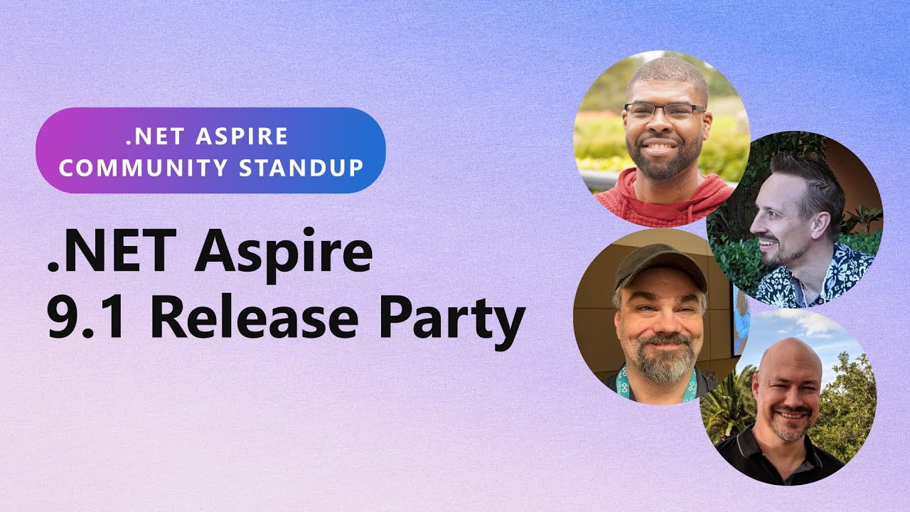 davidfowl's tweet card. .NET Aspire Community Standup - .NET Aspire 9.1 Release Party