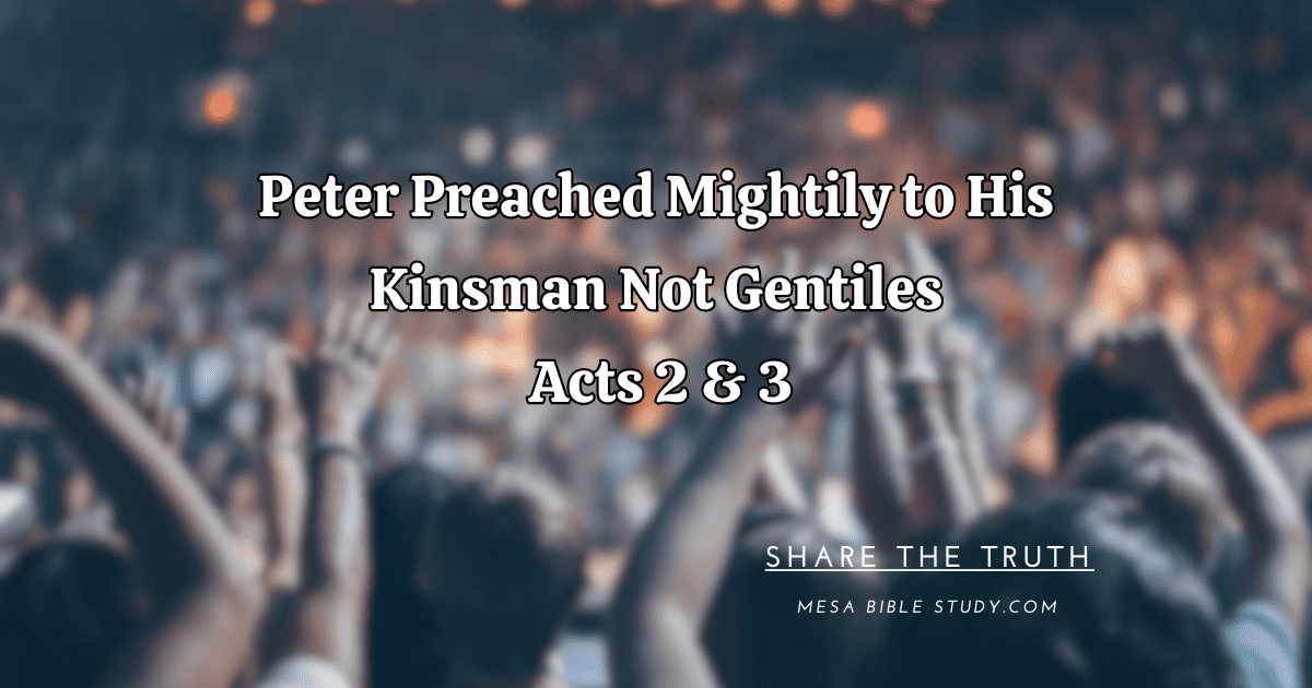 unrealpost's tweet card. Peter, preaches to his kinsman, urging them to repent for killing their own Messiah, their promised King. But Isreal continues to reject in unbelief.