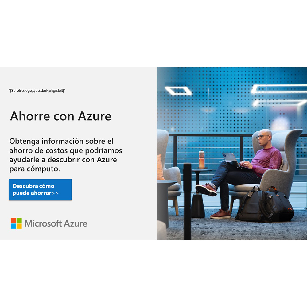 AndradesSoft's tweet card. Ahorre con Azure