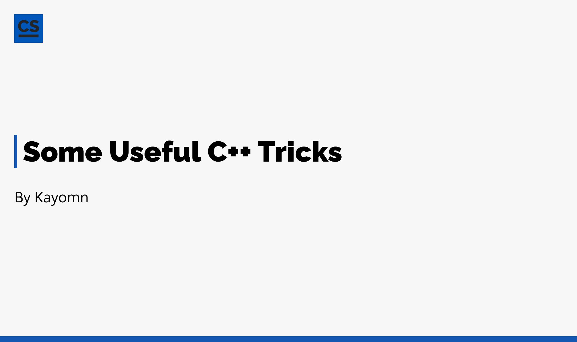 codesupportdev's tweet card. While there's a lot of hidden gotchas in C++, there's also many useful features that have evolved from all sorts of poorly defined behaviour that have become useful tools in my box with doing...