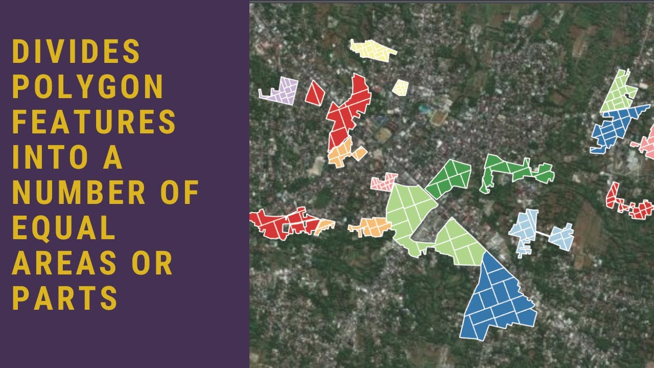 The_BM's tweet card. Divides Polygon Features into a Number of Equal Areas or Parts in...