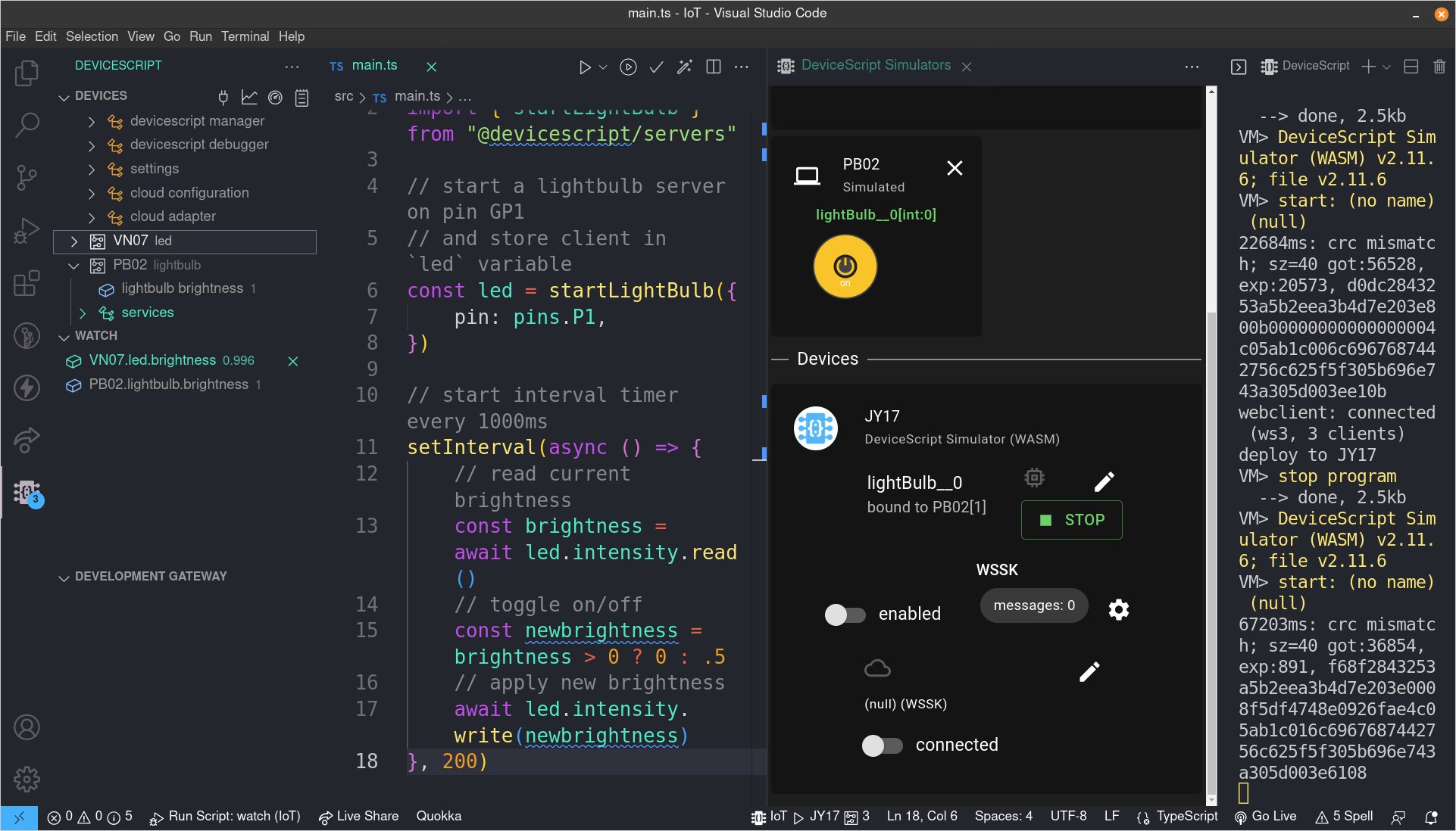 iotguide's tweet card. Microsoft last month introduced DeviceScript, a sub-set of the company’s TypeScript programming language, specifically for the IoT. DeviceScript apps are meant to bring a more modern coding approach...