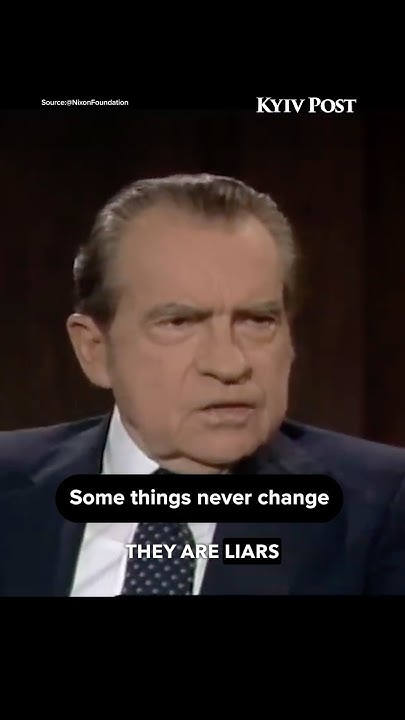 ReactFound's tweet card. Former U.S. President Richard Nixon on Russians. Decades later —...