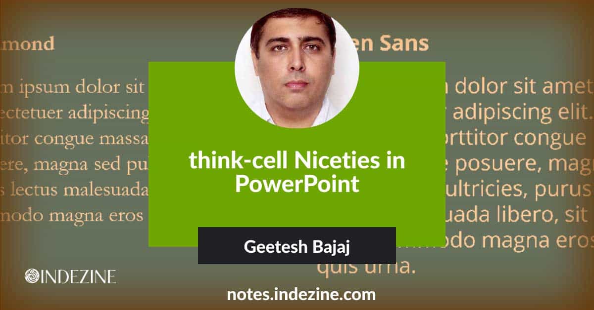 FreePowerPointT's tweet card. We look at three undocumented features that think-cell adds to PowerPoint.