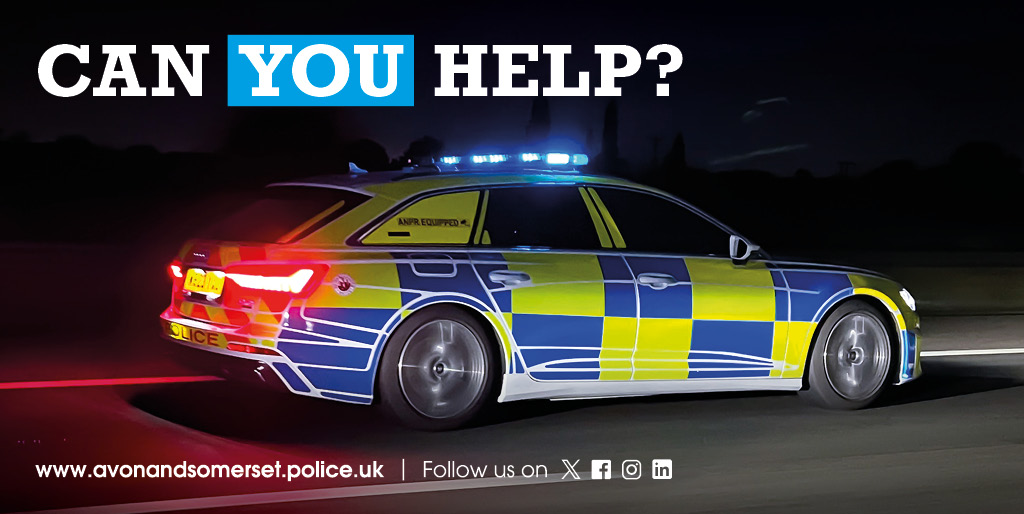 ASPolice's tweet card. The collision was on the A39 Quantock Road, in Bridgwater, at around 11.30pm yesterday (Sunday 2 February).