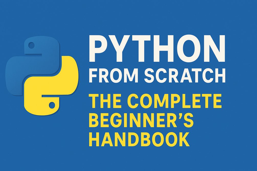 Stark_Naidu's tweet card. Python from Scratch: The Complete Beginner's HandbookUnlock the world of programming with Python from Scratch: The Complete Beginner's Handbook—your step-by-step guide to mastering Python, even if ...