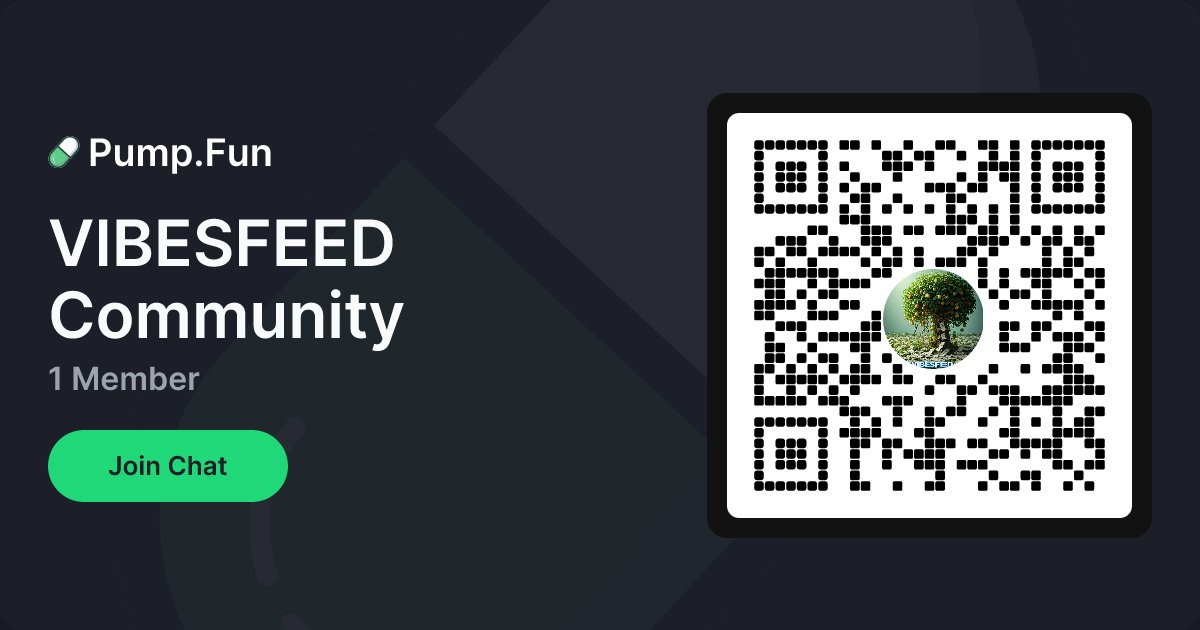 SourcefulVibes's tweet card. start using chat on the pump.fun app!