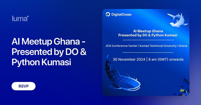 OliverMensahDev's tweet card. Join us for an insightful session on Cloud Computing with a focus on DigitalOcean's laas and PaaS offerings. n this event, we will explore the tools available…