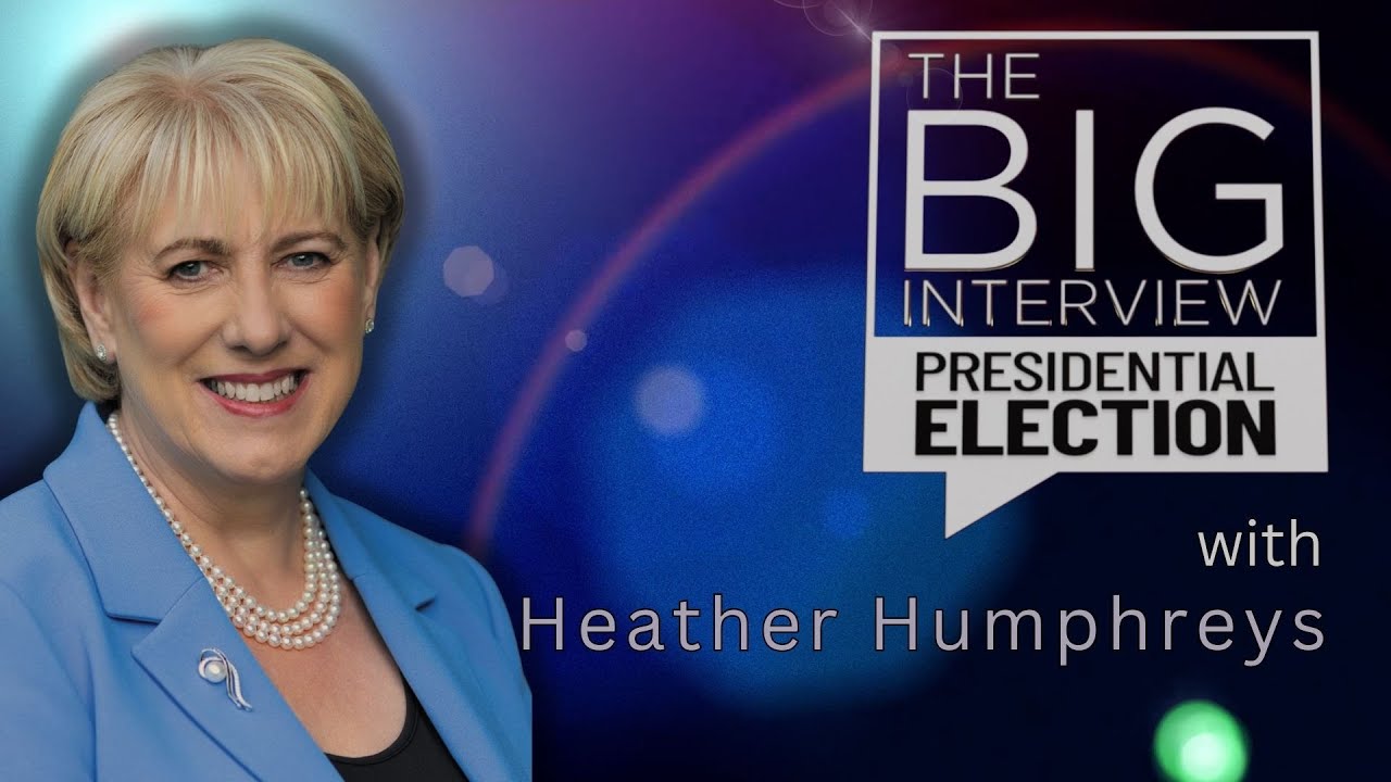 VirginMediaNews's tweet card. The Big Interview with Heather Humphreys