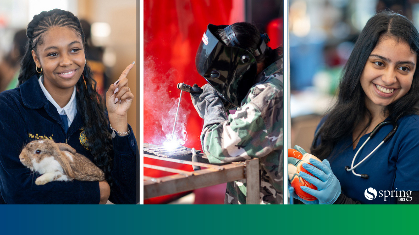 SpringISD's tweet card. Over 1,300 Spring ISD students gathered for Career Destination 2025, the district’s signature Career and Technical Education (CTE) showcase. Hosted by the Spring ISD Career and Technical Education...