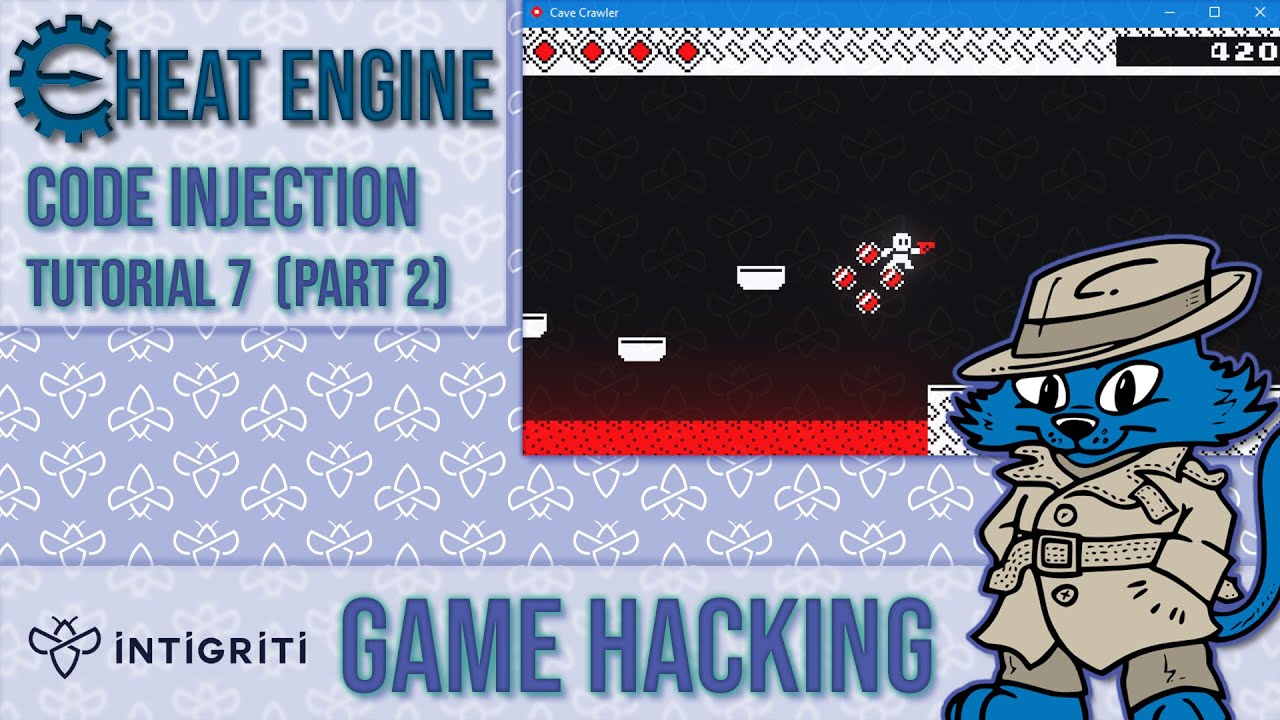 intigriti's tweet card. Cheat Engine: Cheat Table Framework Code (tutorial 7, part 2) - Game...