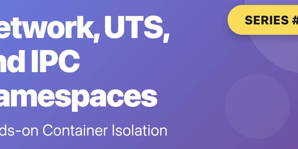 GolangTrends's tweet card. This is part of a complete series where I'm building Conti - a container runtime from scratch. Check it out on GitHub. Network namespaces provide isolation of network resources, giving each applica...