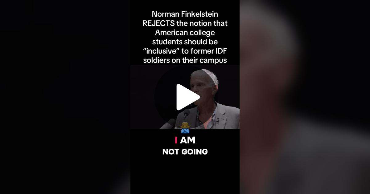 thedecoderx's tweet card. 3475 likes, 132 comments. “Norman Finkelstein speaks at UMass on the propaganda surrounding “inclusivity” on college campuses and the need for students to REJECT the notion that we should accept...