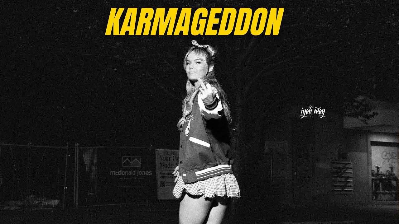 Laughlin007x's tweet card. Iyah May Karmageddon Lyric Music Video